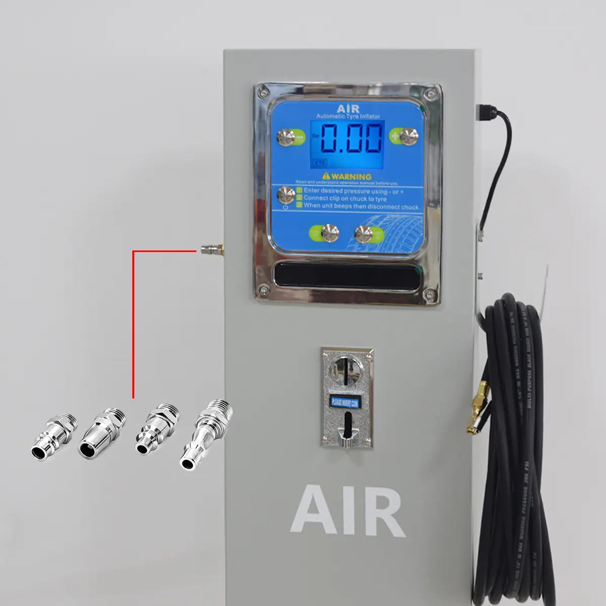 SEAPENG High-Speed Vertical Tire Inflator â 2-Min Inflation for Gas Station Use