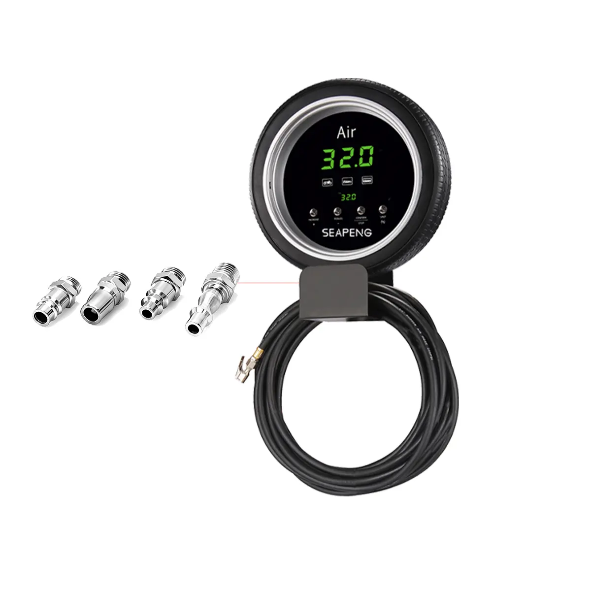 SEAPENG Professional Tire Inflator: Auto Inflate/Deflate for All Vehicles