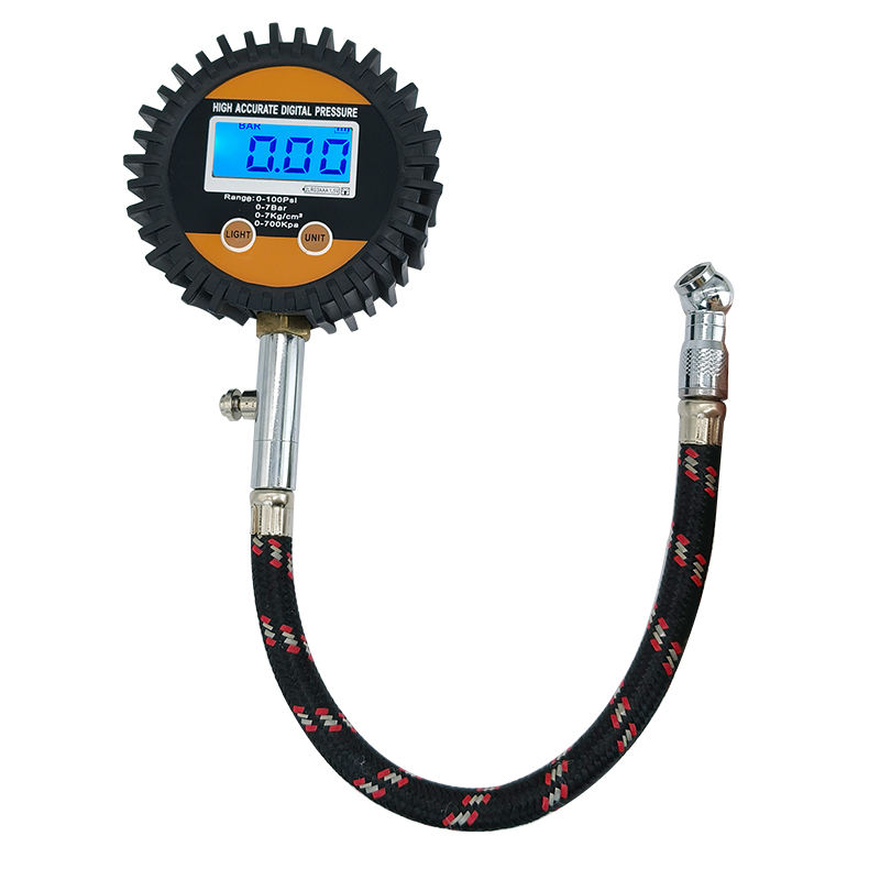 SEAPENG DP-T01 Wonder Digital Tire Air Pressure Gauge for Car Tool with Hose DP-T01 CE Certified Taobaomu Yellow