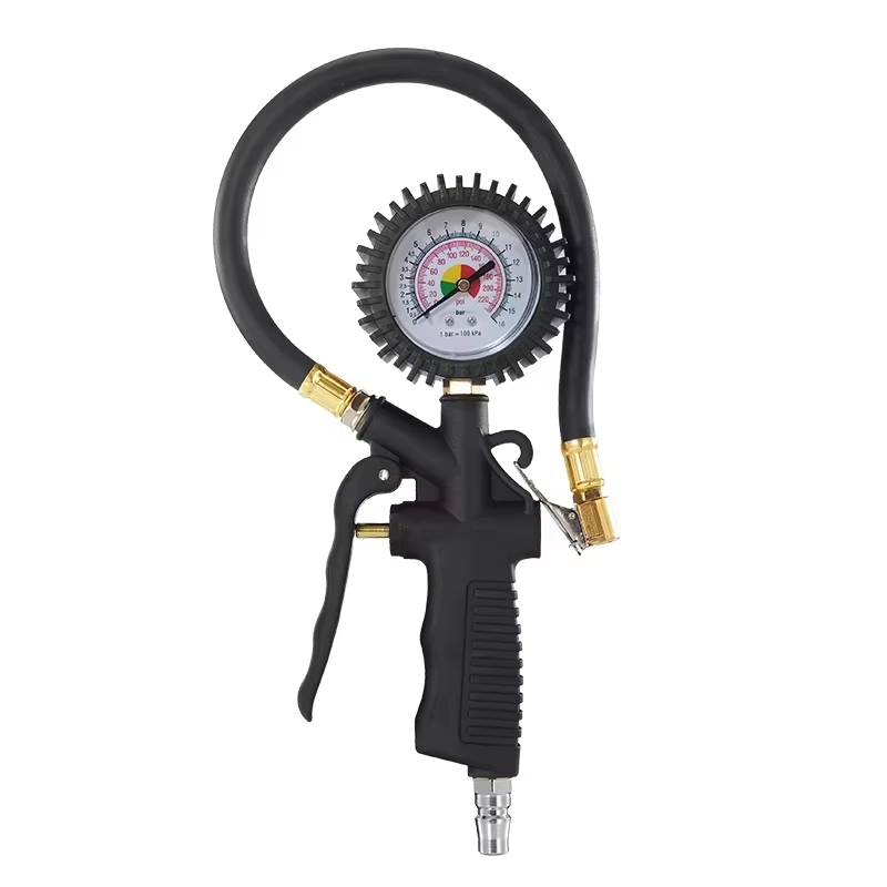 SEAPENG DP-203 Automatic ABS Tire Pressure Gauge Set Digital Display 0-230PSI Accuracy 5% Fast Inflate Portable Handheld Tool Automotive