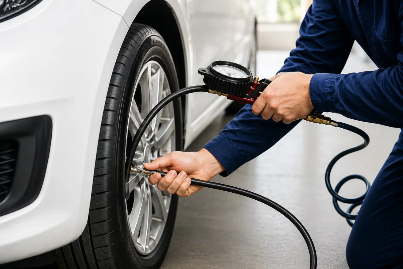 Professional tire inflation tools for outdoor driving