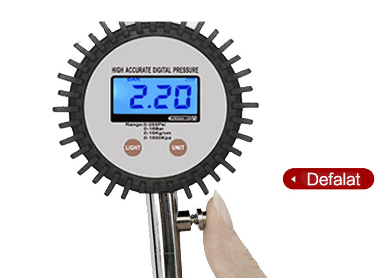 SEAPENG DP-T02 Pressure Measuring Instruments Portable Car Air Compressor Double Cylinder Tire Pressure Monitor LCD Digital Display CE