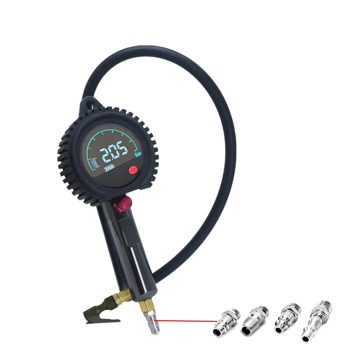 rechargeable Large display digital tire pressure gauge