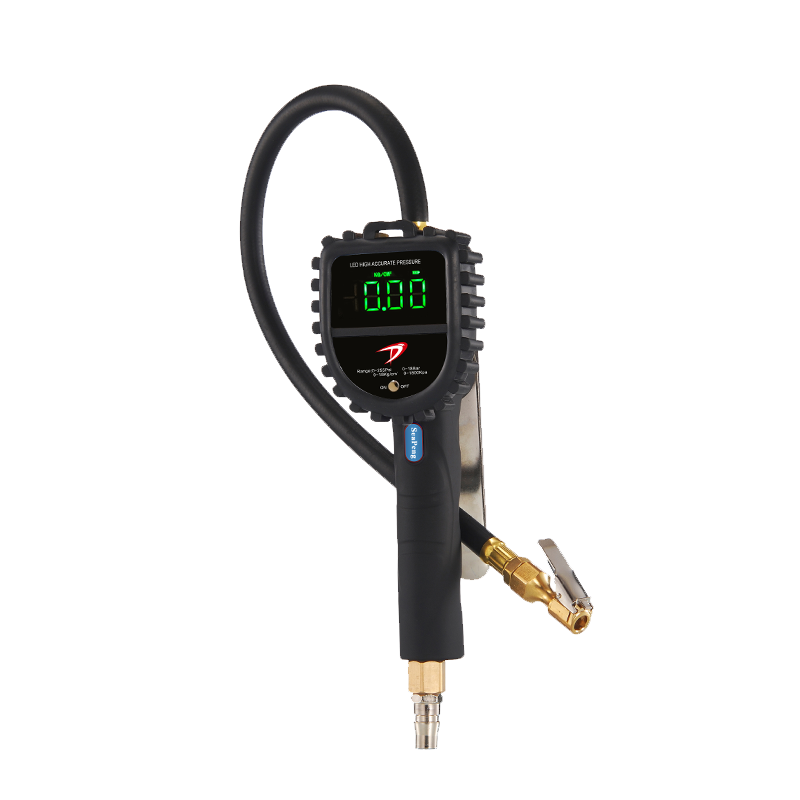 SEAPENG  DP-808 Digital Tire Gauge with LCD Display High Accuracy 0.2PSI Multi-Unit (PSI/BAR/KG/M/KPA) for Cars Trucks Bicycles