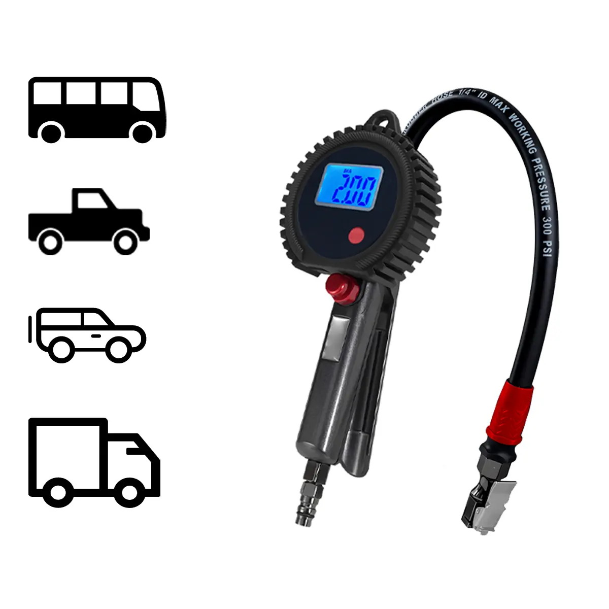 New energy rechargeable tire pressure gauge