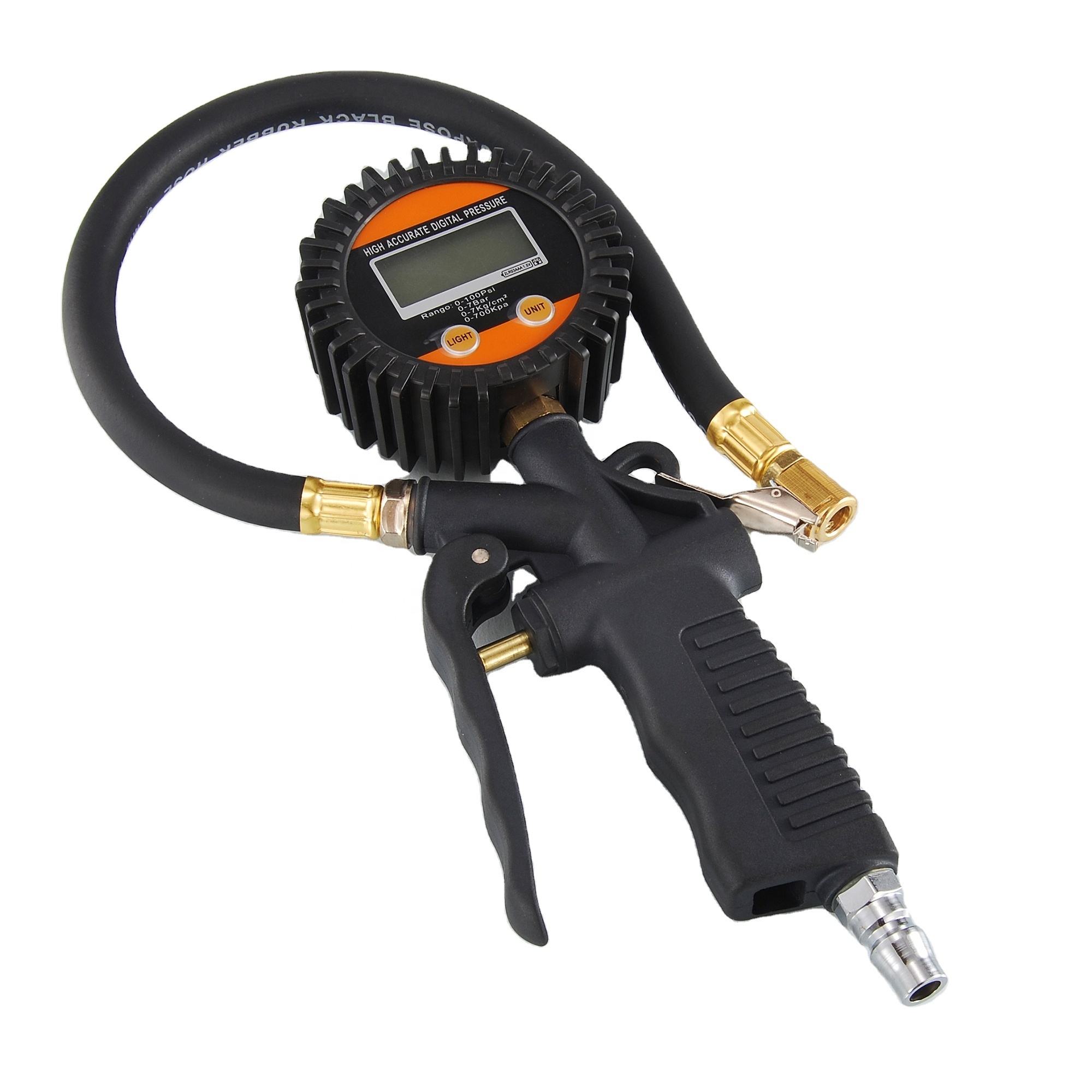 SEAPENG DP-201 High Precision Digital LCD 100Psi Tire Pressure Gauge-0.02Psi Accuracy Small Lightweight 12-Month Tires